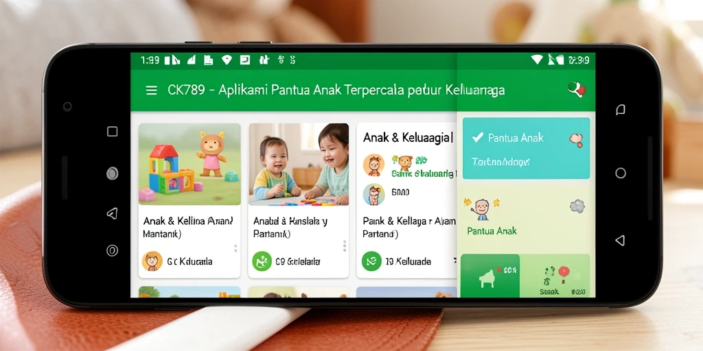 Tampilan antarmuka CK789 yang sederhana dan informatif.