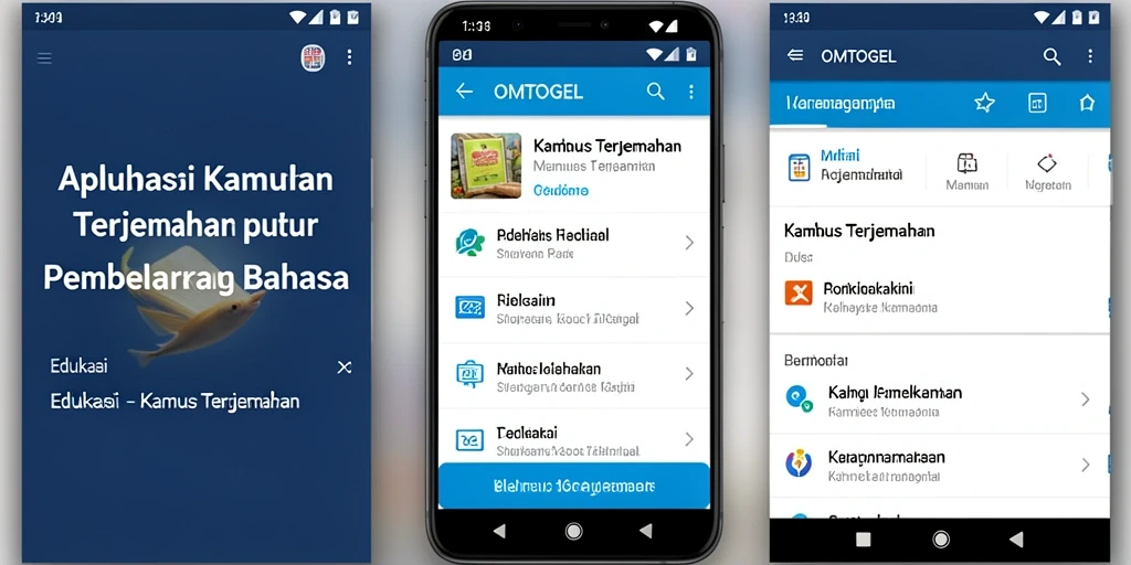 Tampilan antarmuka aplikasi OMTOGEL yang modern dan intuitif.