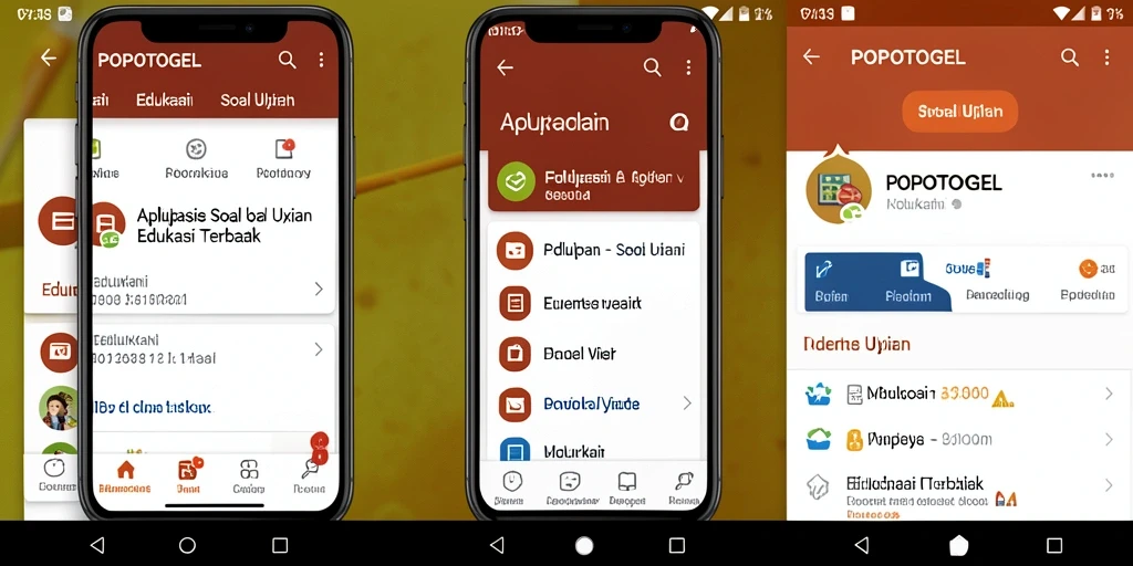 Tampilan antarmuka pengguna POPOTOGEL yang menarik dan fungsional.