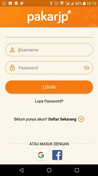 Cara Mudah Masuk Akun pakarjp di Android
